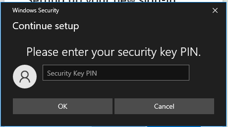 Azure AD Hybrid FIDO2 Security Key Sign-in